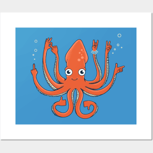 Octopus Posters and Art